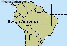 Map of South America