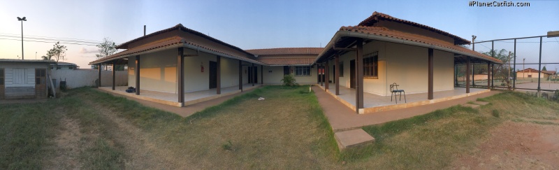 Leandros lab from outside - funded by the belo monte dam project