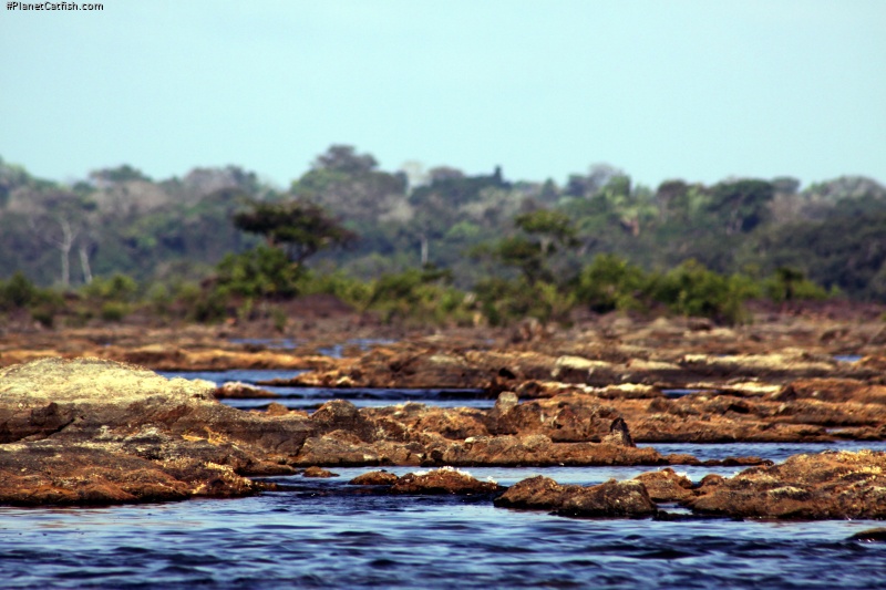 Rocks and clear water - this is Xingu